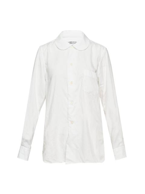 Comme des Garçons Comme des Garçons Polyester Spun Broad Thin Blouse