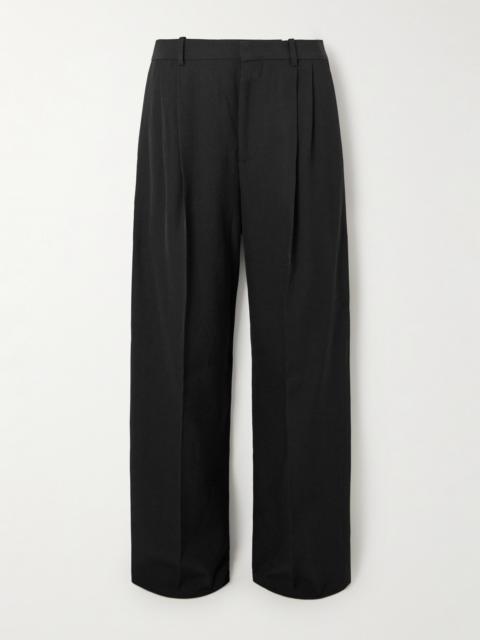 Bottega Veneta Grain De Poudre Wide-leg Pants