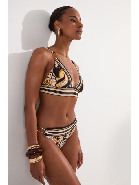 KAREN MILLEN Abstract Print Bikini Bottoms