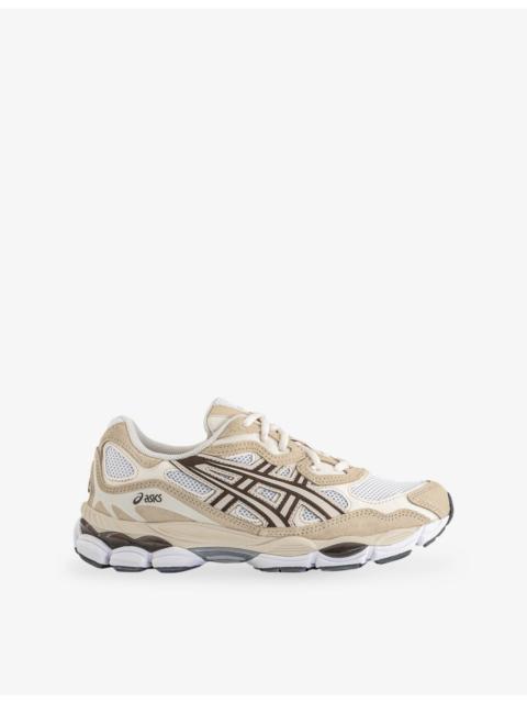 Asics Gel-NYC Mesh and Suede Trainers