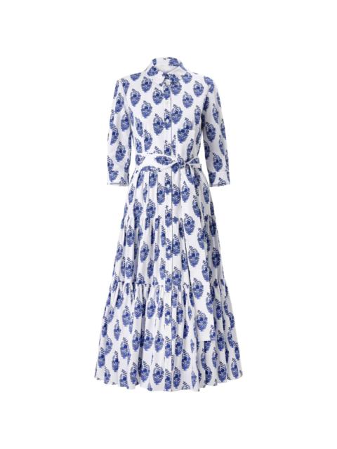 CAROLINA HERRERA floral-print shirt dress