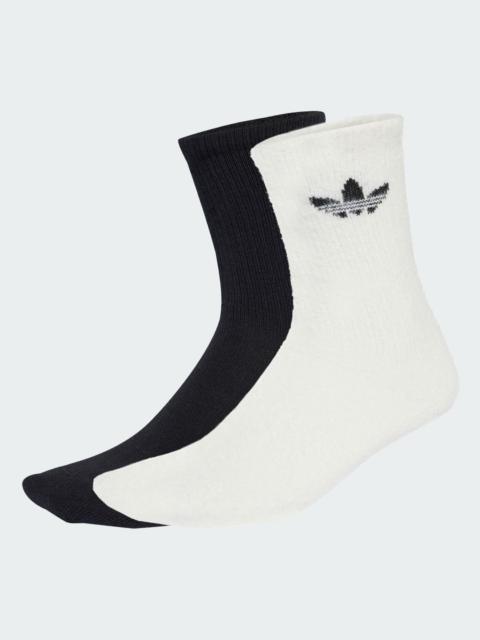 adidas Fluffy Crew Sock 2 Pairs