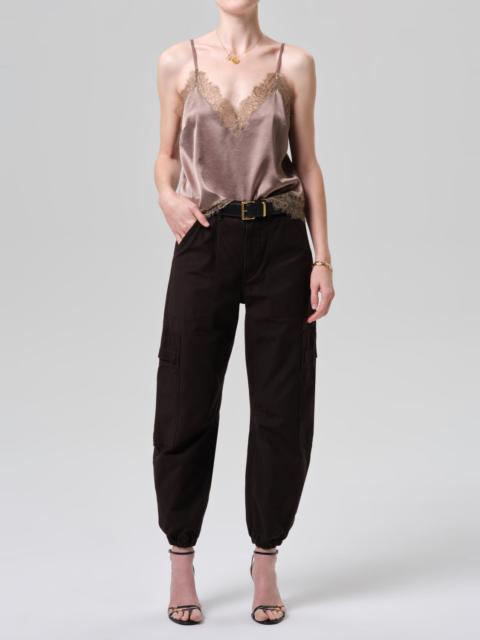 Citizens of Humanity Lace Trimmed Cami In Cocoa