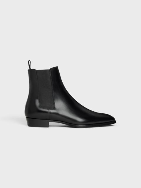 CELINE DRUGSTORE CHELSEA BOOT in Shiny calfskin