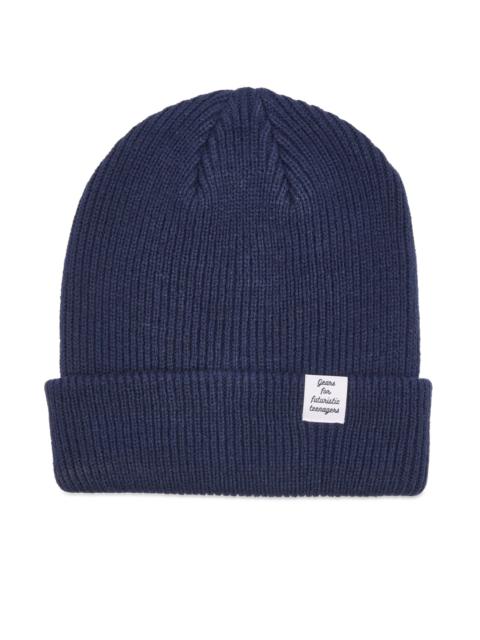 Human Made Cotton RIB Beanie Black | REVERSIBLE