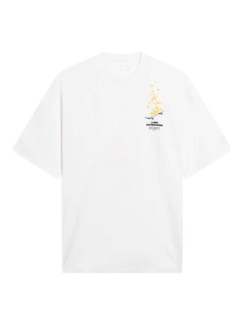 Li-Ning Skateboarding Graphic T-shirt 'White' AHST101-2