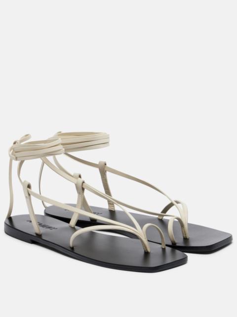 A.EMERY Nolan leather thong sandals