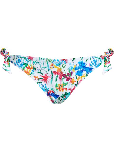 Vilebrequin Women Side Tie Bikini Bottom Happy Flowers