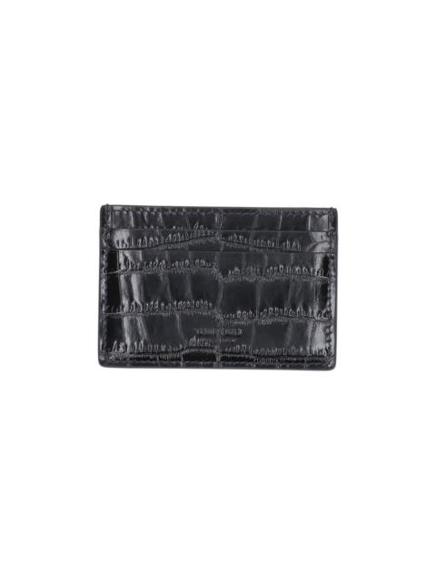 TOM FORD PRINTED LEATHER CARD HOLDER