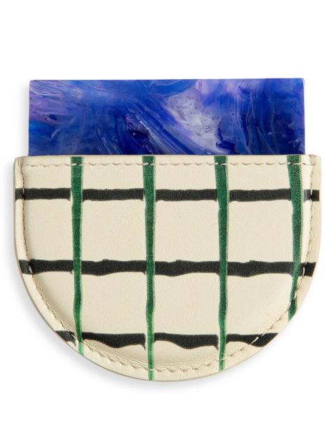 Dries Van Noten Half-Moon Mirror & Leather Case
