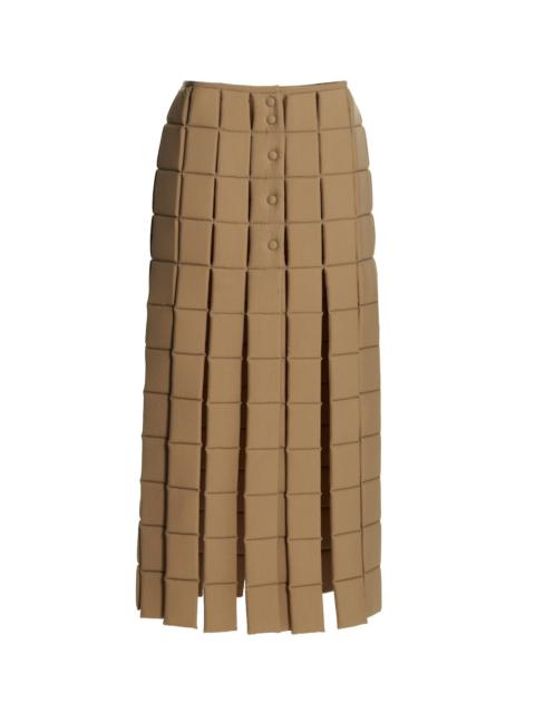 Cut-out padded skirt