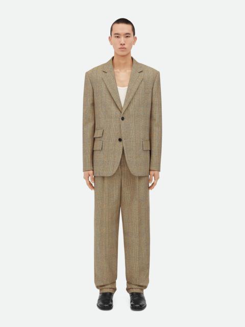 Bottega Veneta Prince Of Wales Wool Jacket