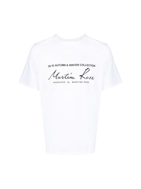 Martine Rose '90/'91 AW collection logo T-shirt