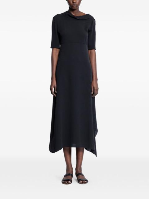The Row Faded cowl midi dress