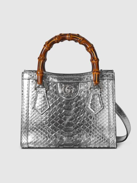 GUCCI Gucci Diana python small tote bag