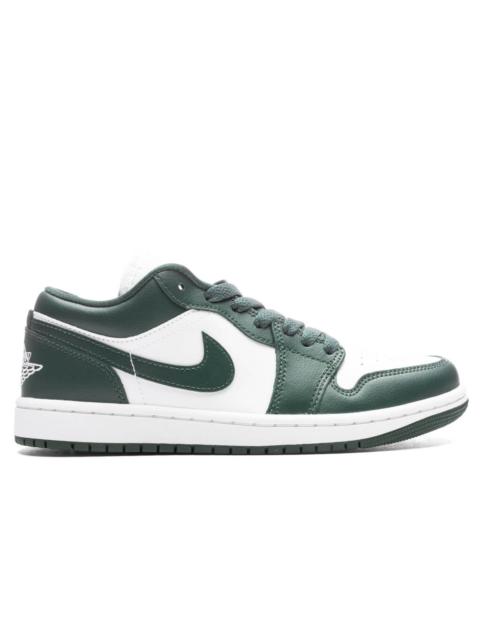 Jordan AIR JORDAN 1 LOW WOMEN'S - WHITE/GALACTIC JADE