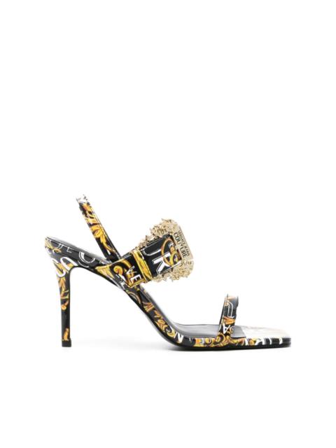 VERSACE JEANS COUTURE Emily 85mm Barocco-print sandals