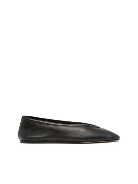 LE MONDE BÉRYL Luna leather ballerina shoes