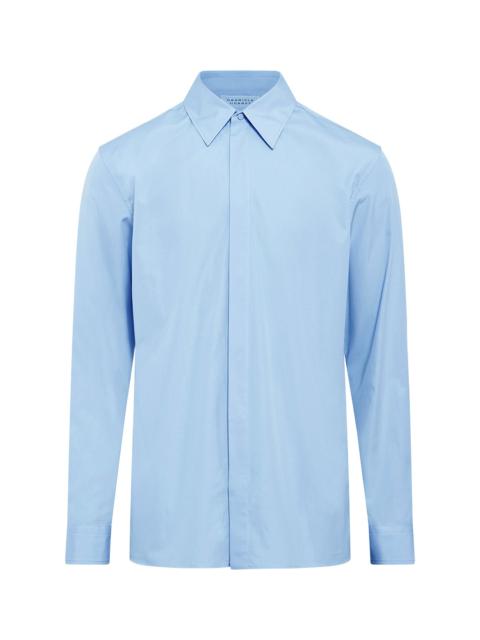 GABRIELA HEARST Judie Shirt in Halogen Blue Sea Island Cotton