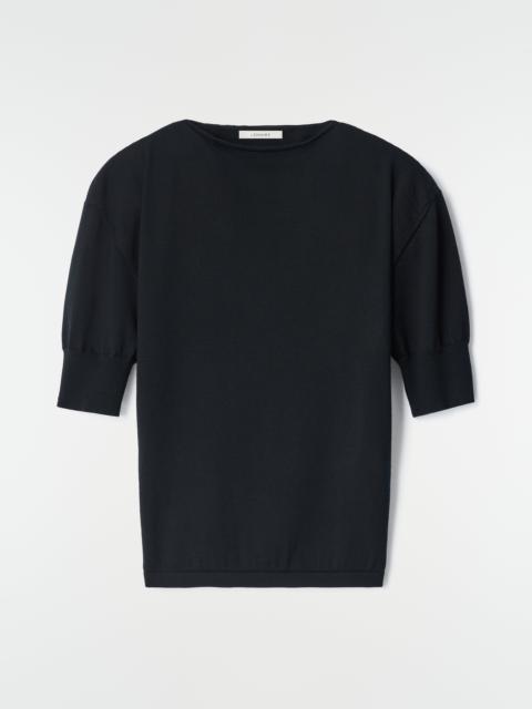 Lemaire SHORT-SLEEVE SWEATER IN FINE MERINO WOOL