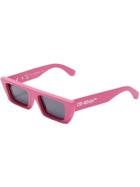 Off-White OFF-WHITE Sunglasses Marfa Rectangular Frame Pink/White (16527448)