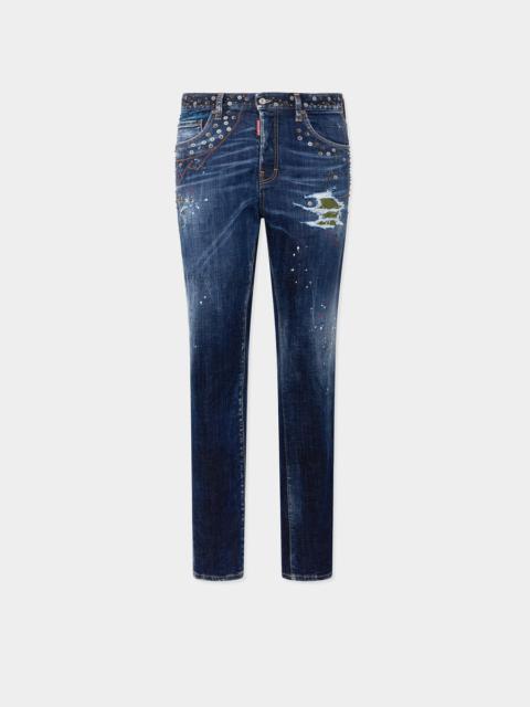 DSQUARED2 DARK WASH 642 JEANS