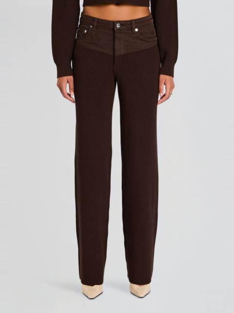 RETROFÊTE CHANI KNIT DENIM PANT