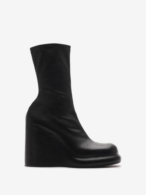 Burberry Leather Pillar Low Boots