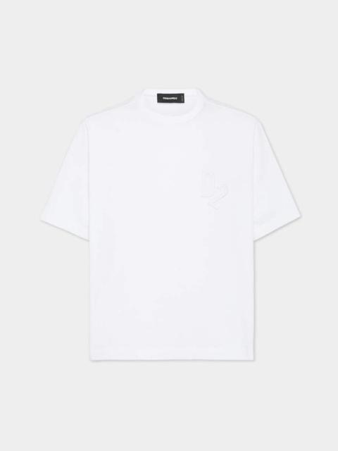 DSQUARED2 LOOSE ADA FIT D2 PATCHES T-SHIRT