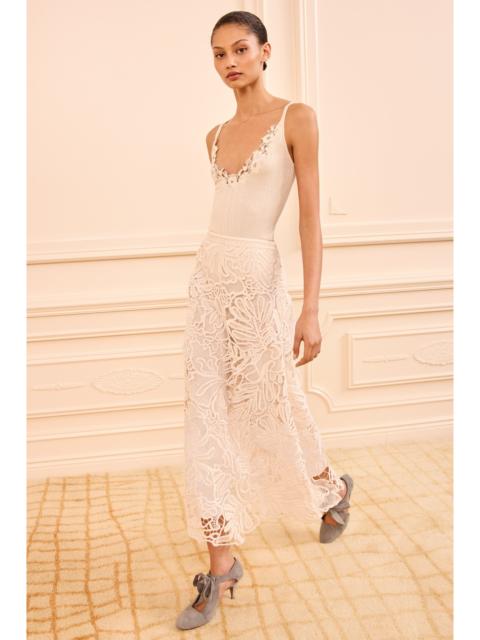 ULLA JOHNSON Gallina Corded Lace Skirt