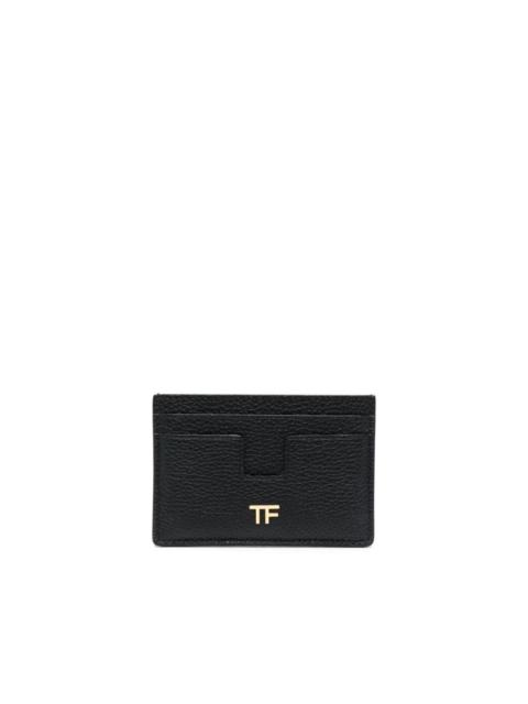 TOM FORD TF-plaque leather cardholder