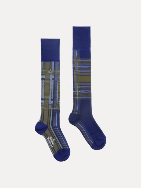 OVERSIZE MADRAS SOCKS