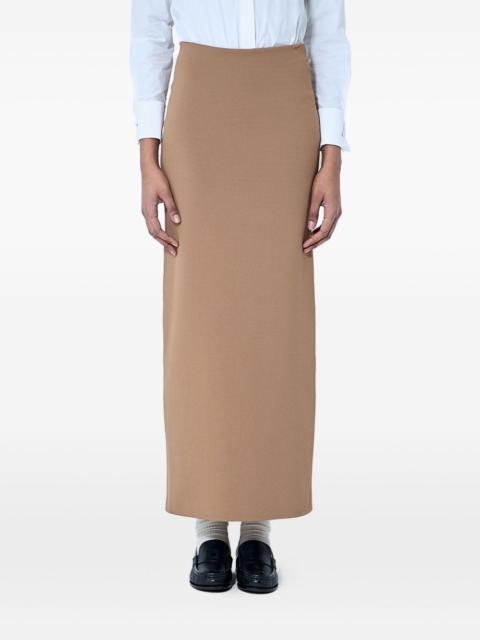 Max Mara zipped maxi skirt