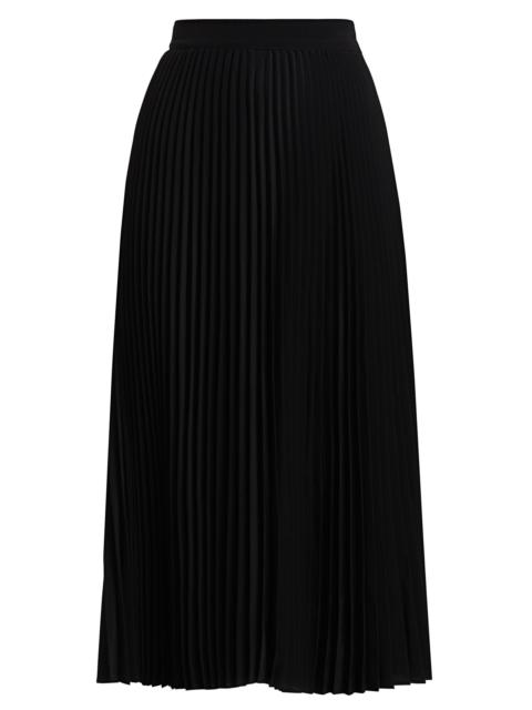 CO Women's Essentials Elastic-Waist Pleated Skirt - Black