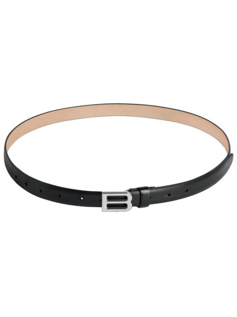 BALENCIAGA BOLERO B BELT IN SMOOTH LEATHER