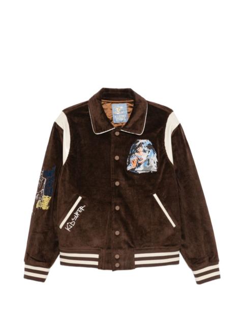 KidSuper embroidered corduroy jacket