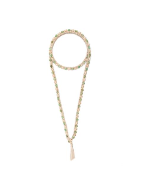 Alanui beaded crochet necklace