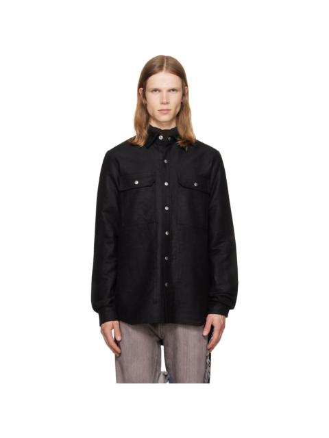 Rick Owens Black Tower Overshirt