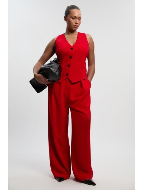 KAREN MILLEN Plus Size Soft Tailored Wide Leg Trouser