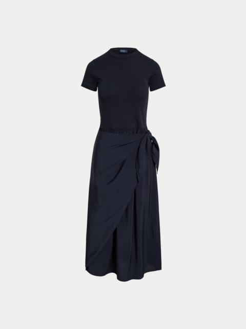 Polo Ralph Lauren Faux-Wrap Tee Dress