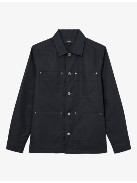 REISS Yorker Four-Pocket Cotton-Twill Jacket