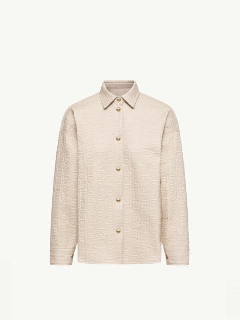 Moncler Chain Quilted Padded Shirt Jacket