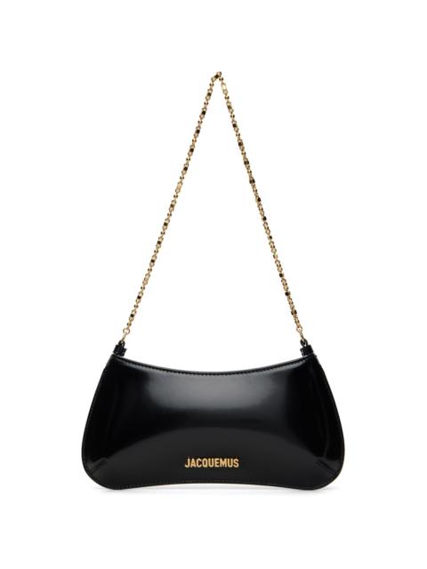 JACQUEMUS Black Winter Retreat 'The small Bisou Chaîne' Bag