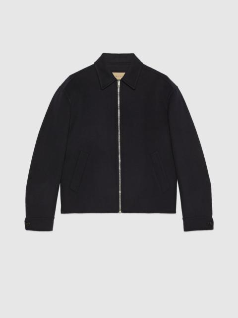 GUCCI Double faced wool jacket | REVERSIBLE
