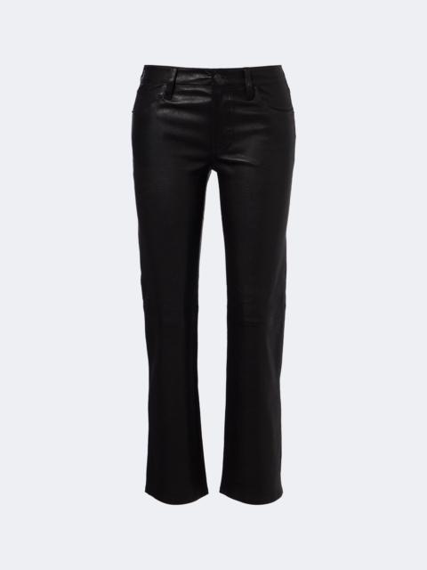 FRAME Cigarette leather slim pants