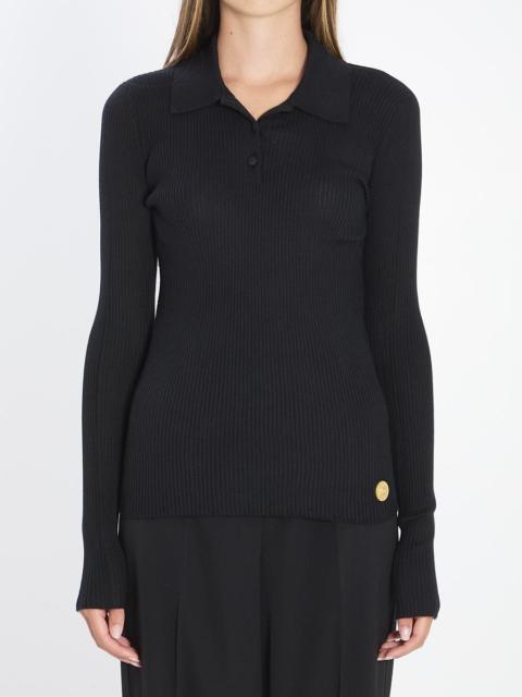 Dolce & Gabbana Long-Sleeve Polo Shirt