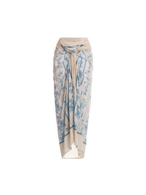 Agua by Agua Bendita Lavanda Bougainvillea Pareo