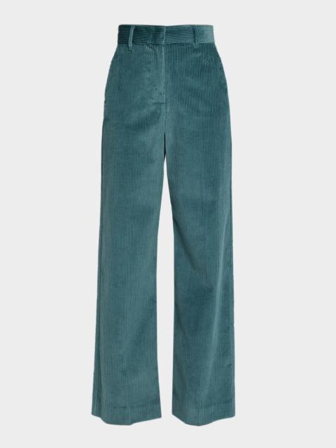 WEEKEND Max Mara Tania Wide-Leg Corduroy Trousers