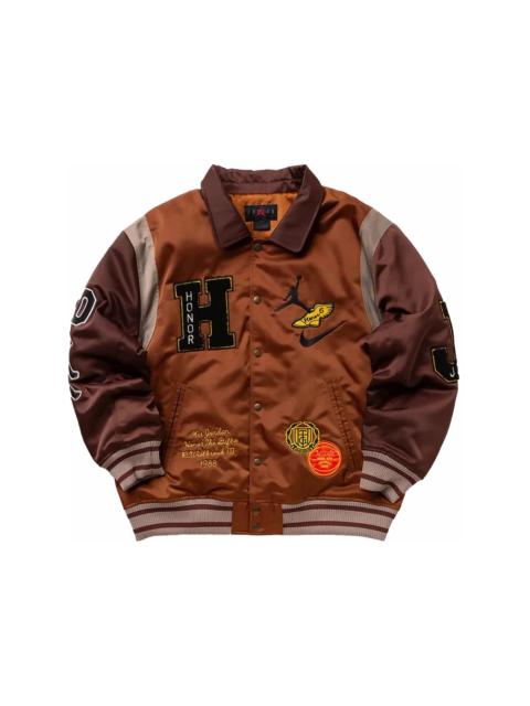Jordan Jordan x Honor The Gift Westbrook Varsity Jacket Brown