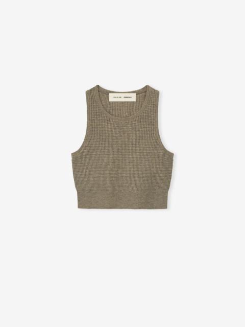 ESSENTIALS Womens Waffle Sport Tank